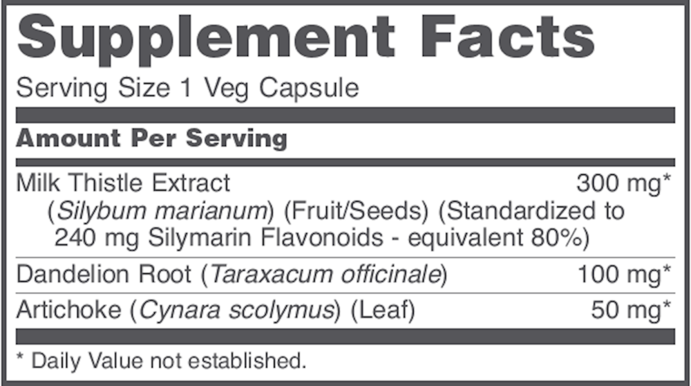 Milk Thistle Extract 300mg