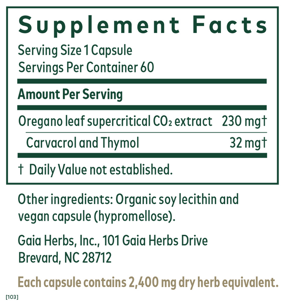 Oil of Oregano Phyto-Caps