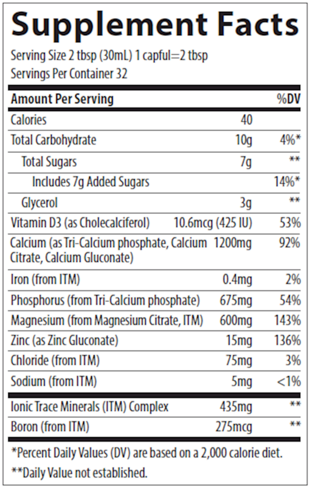 Liquid Cal/Mag/Zinc - Pina Coloda