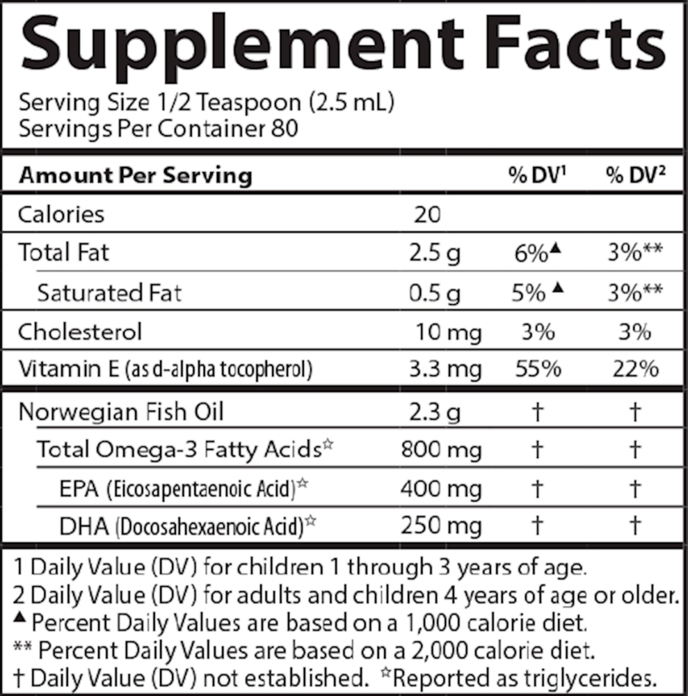 Carlson® for Kids Finest Fish Oil Orange