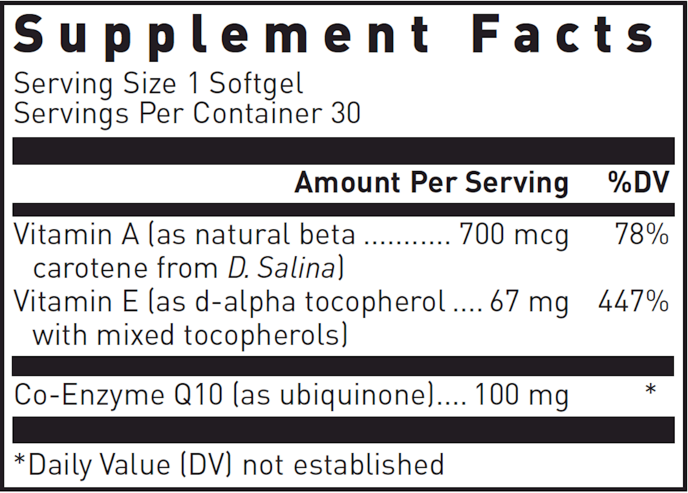 Co-Enzyme Q10 100mg
