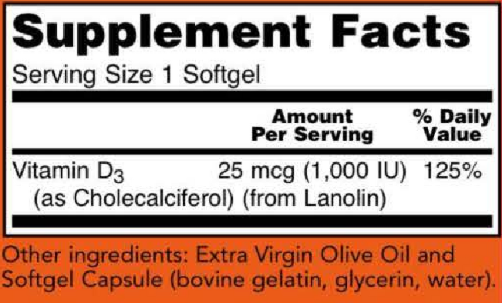 Vit D-3 1000IU