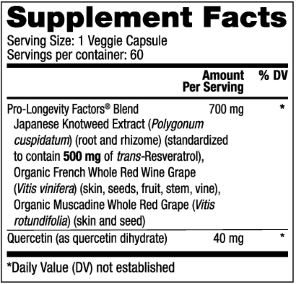 Resveratrol 500mg