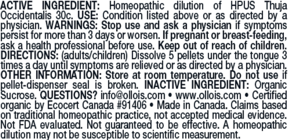 Olloïs Thuja Occidentalis 30c Pellets, 8