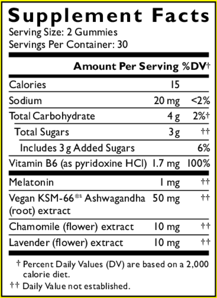 Rescue Plus® Sleep & Stress Support Gummy, Blueberry