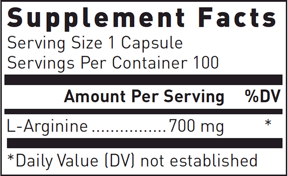 L-Arginine 700mg