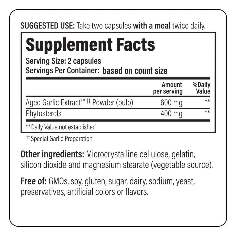 Kyolic Aged Garlic Extract Formula 107 - Cholesterol Support