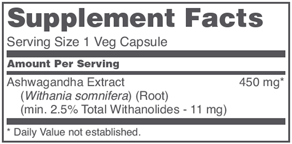 Ashwagandha Extract 450mg