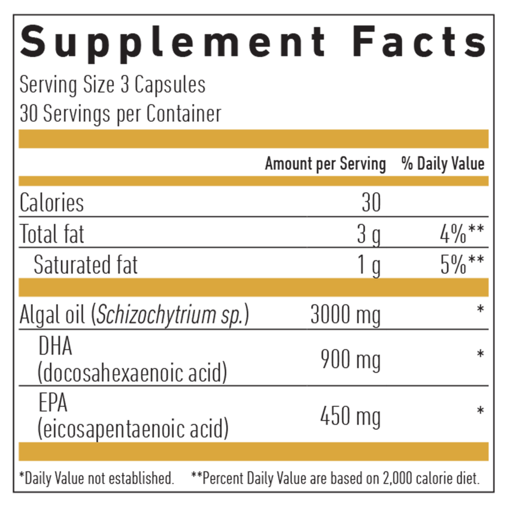 Vegan Omega 3 DHA & EPA 450