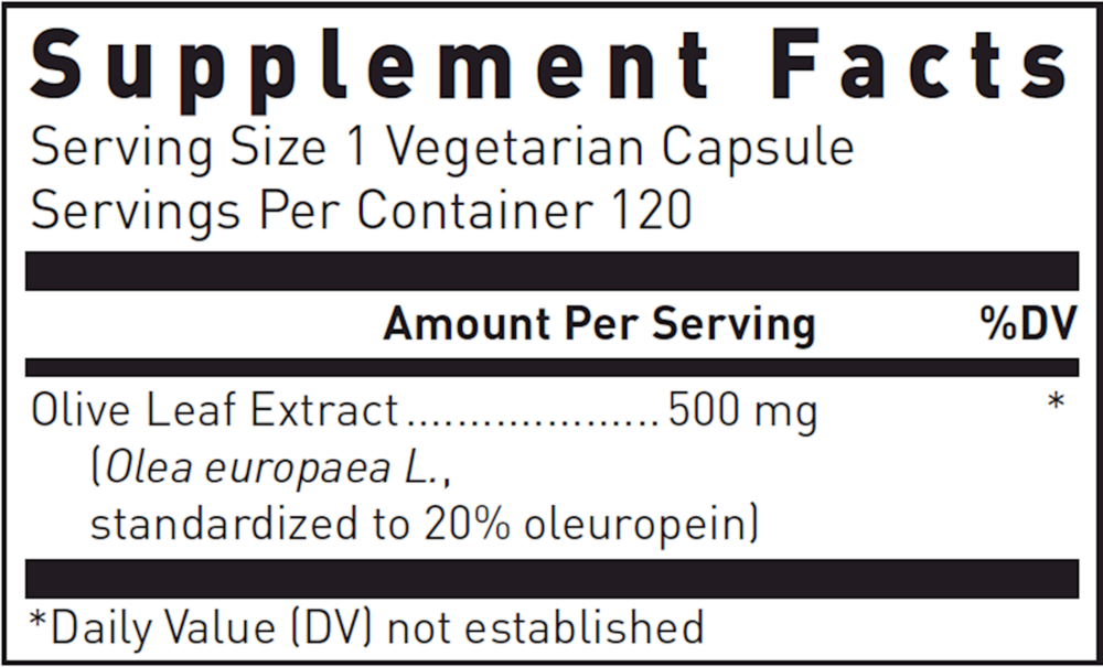 Olive Leaf Extract 500mg