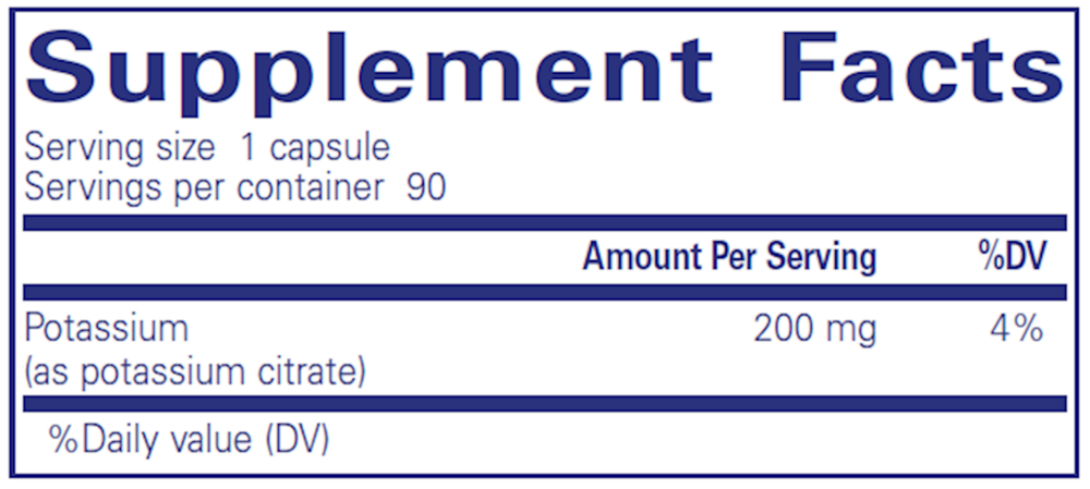 Potassium (Citrate)