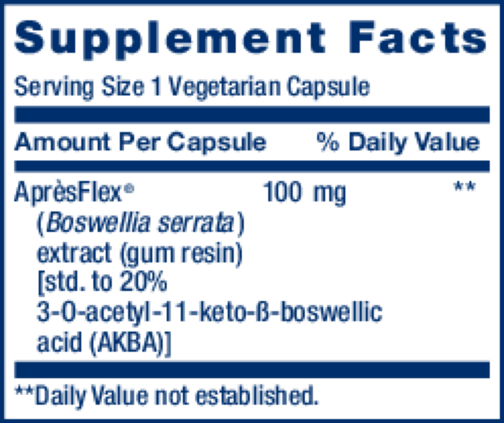 5-LOX Inhibitor with ApresFlex 100mg