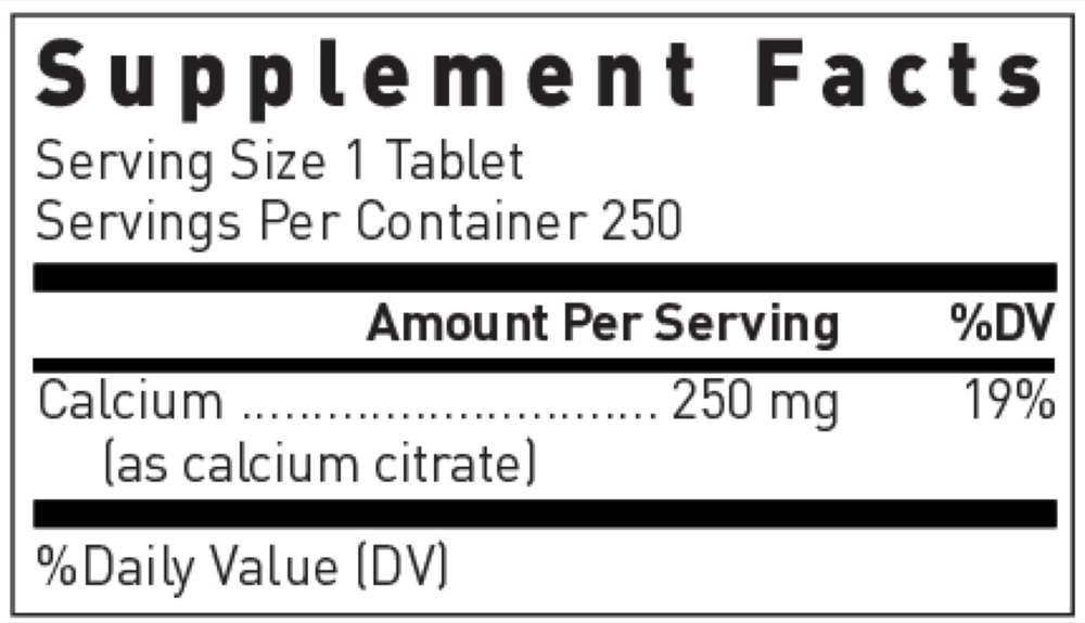 Calcium Citrate (250mg)