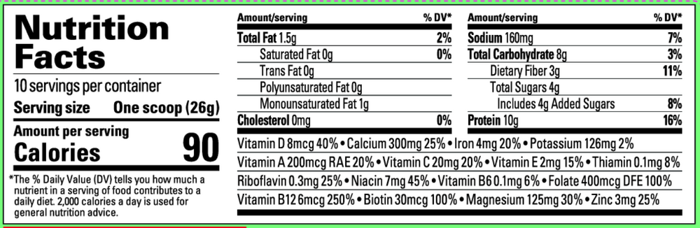 KidzProtein Vegan Nutrition Shake Mix by