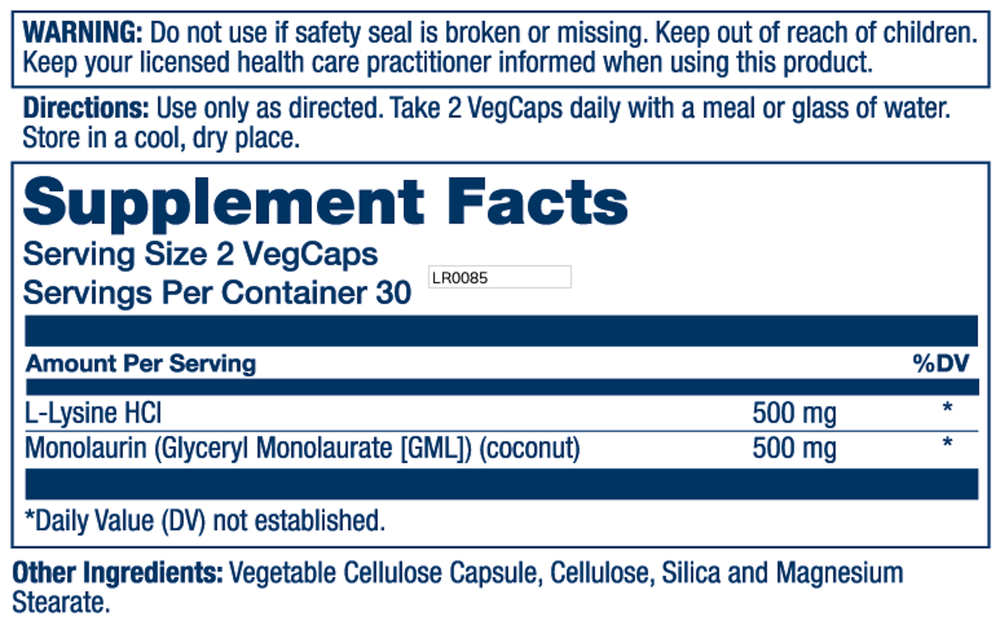 L-Lysine Monolaurin 1:1