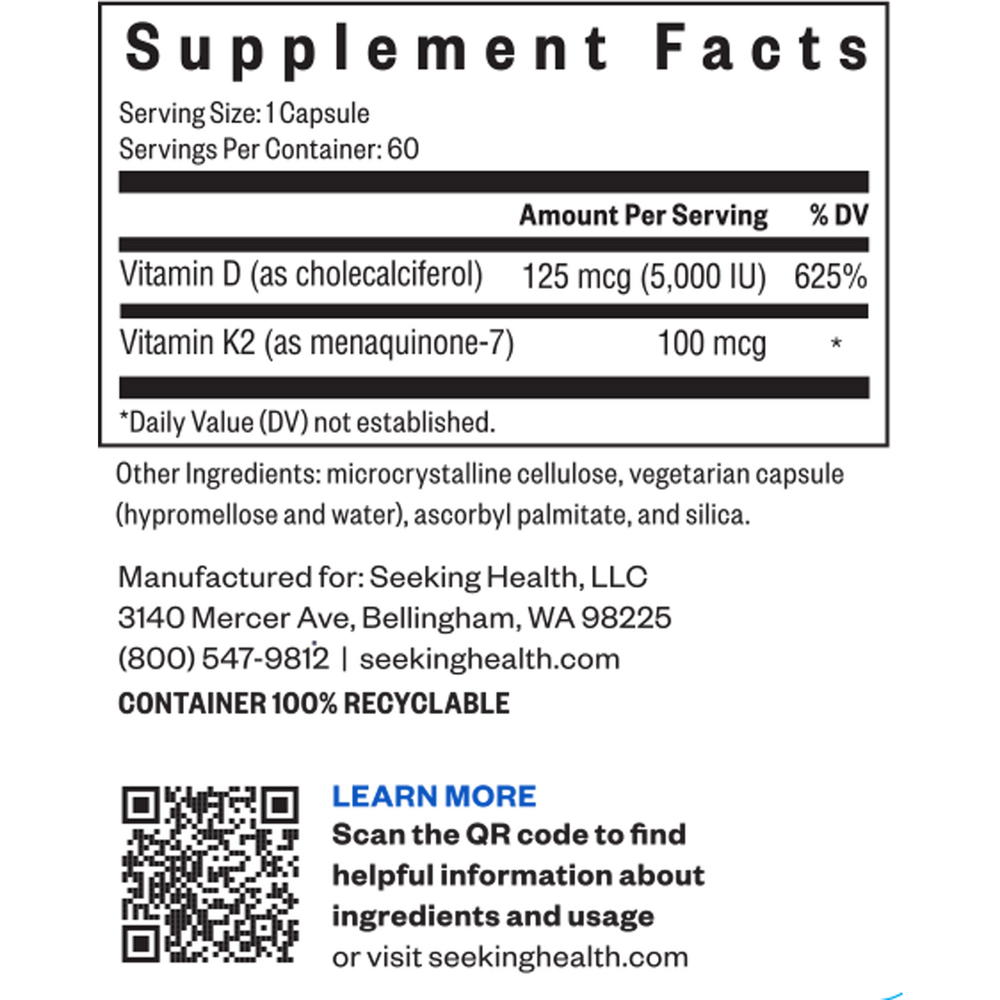 Vitamin D3 + K2
