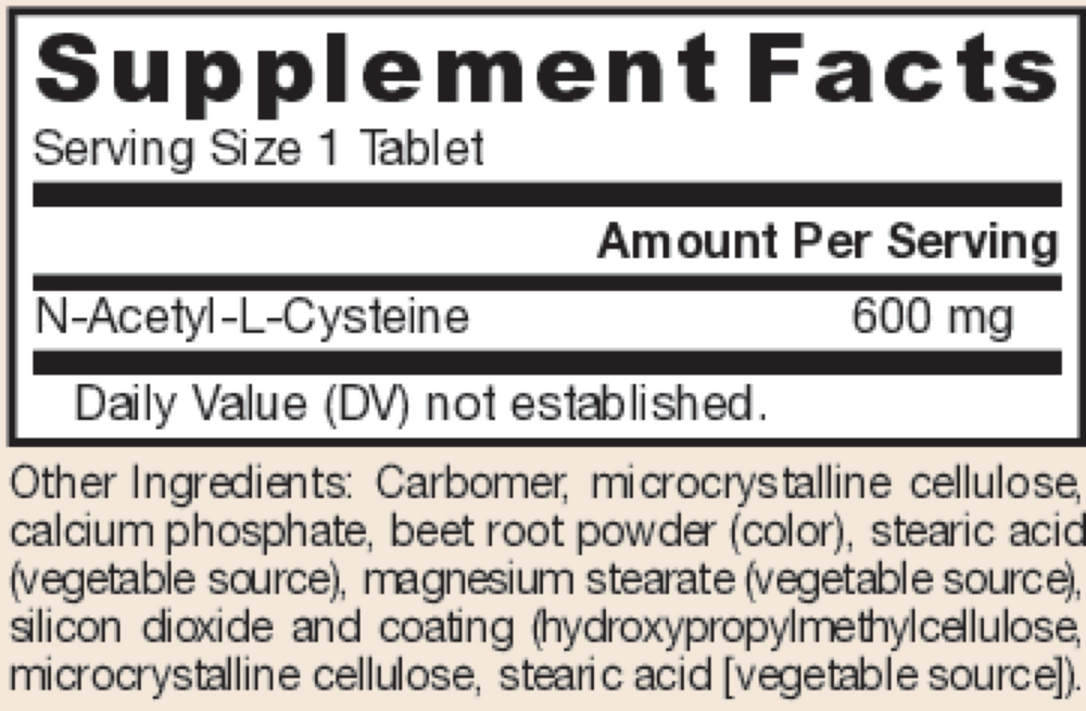 N-A-C Sustain 600mg
