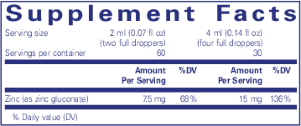 Zinc Liquid 15mg