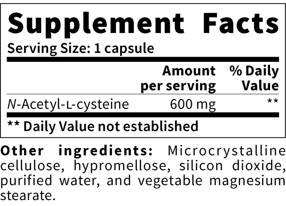 N.A.C. 600mg