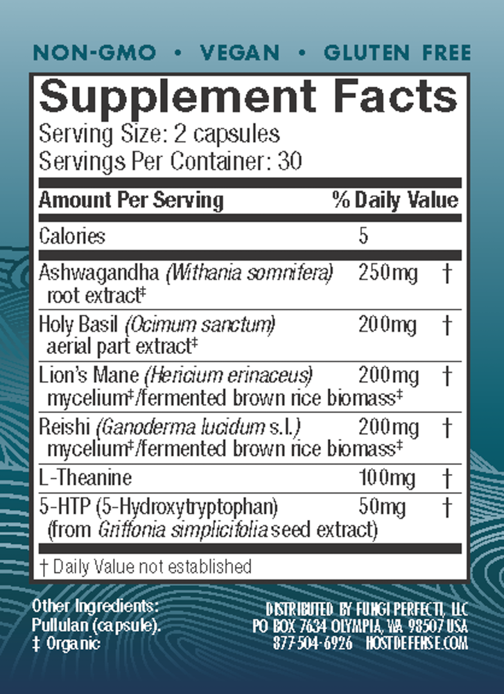 Host Defense Mushrooms MycoBenefits Mood Capsules