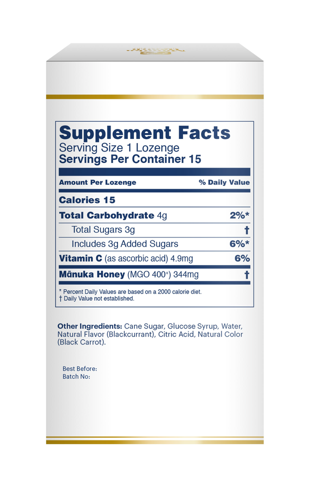 Manuka Honey Blackcurrent