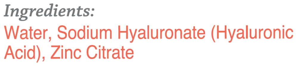 Facial Mist w/Hyaluronic Acid