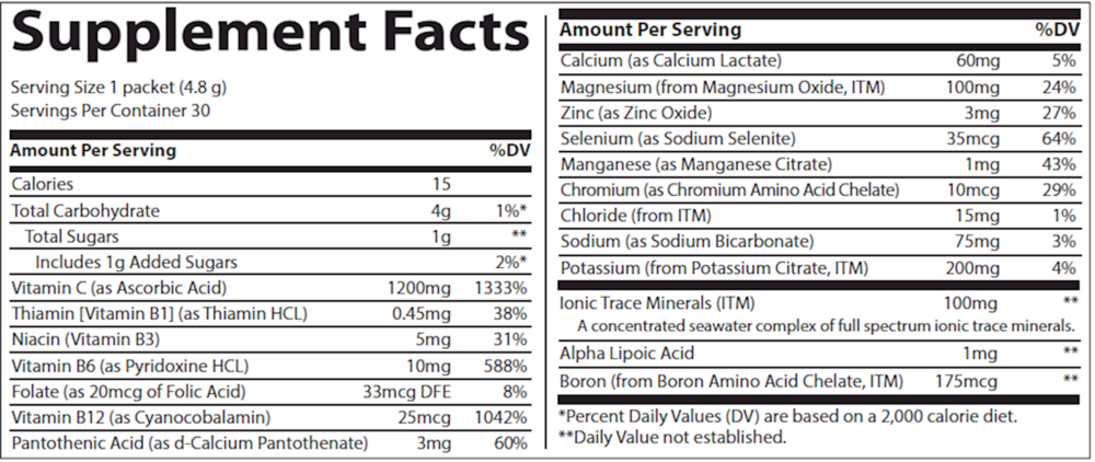 Electrolyte Stamina Power Pak - Non-GMO Orange Blast