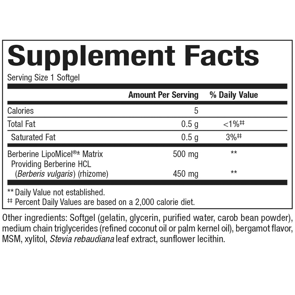 Berberine LipoMicel Matrix