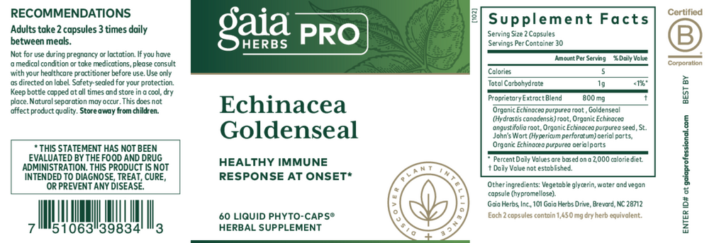 Echinacea Goldenseal