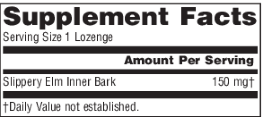 Slippery Elm Tangerine Lozenges
