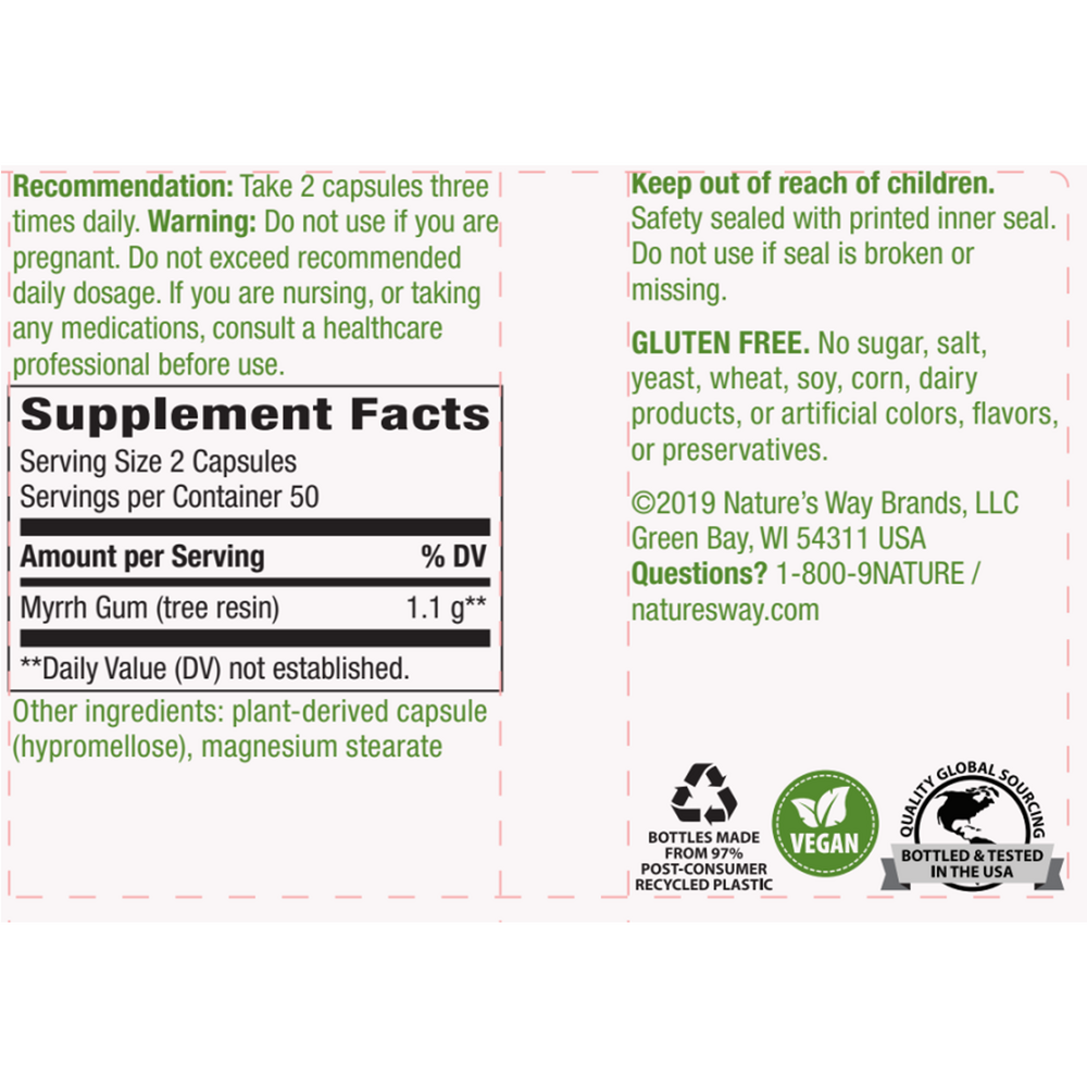 Myrrh Gum Tree Resin