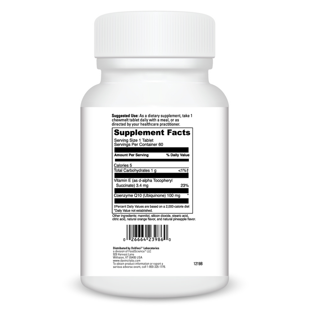 CoQ10 100mg Chewable Tablets