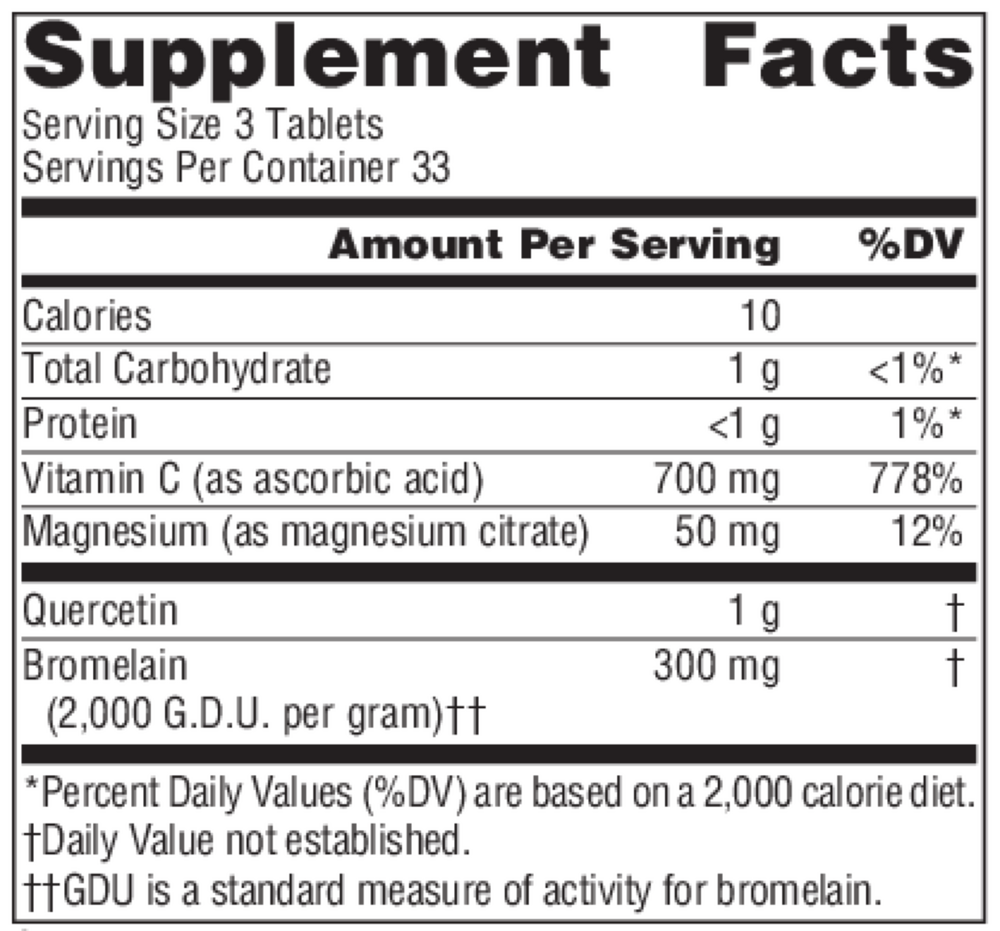 Activated Quercetin Tablets