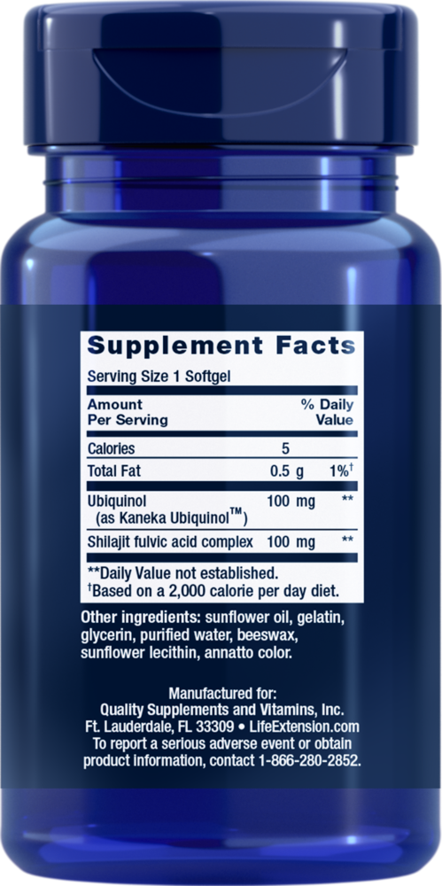 Super Ubiquinol CoQ10 with Enhanced Mitochondrial Support™