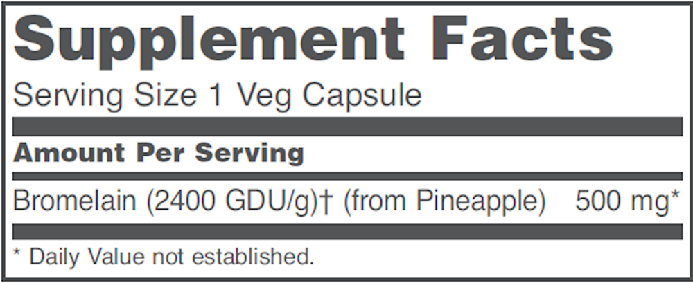 Bromelain 2400 GDU/g 500mg