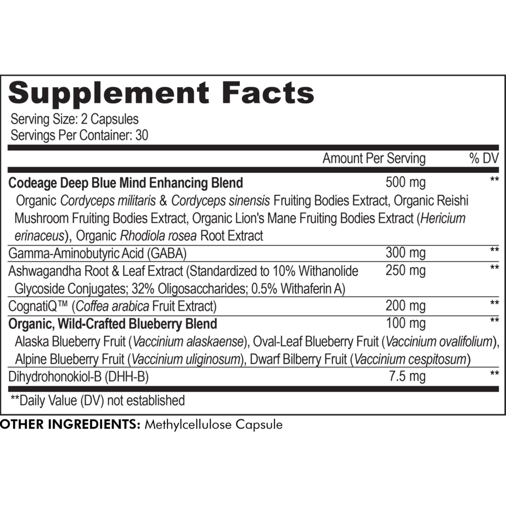 Meditate Vitamins - Stress Anxiety & Cortisol