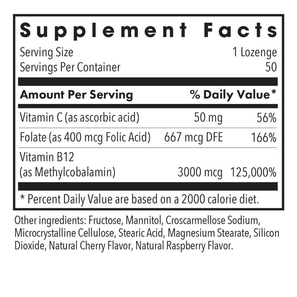 B12 Methylcobalamin 3,000mcg
