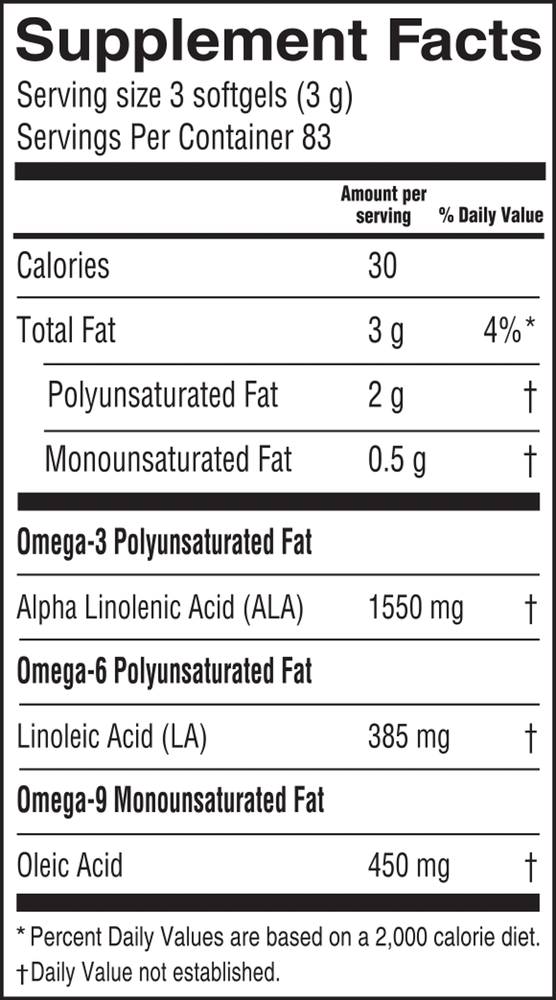 Lignan Flax Oil - Softgels