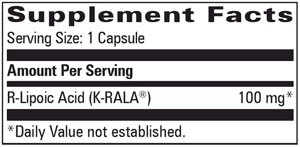 R-Lipoic Acid 100mg