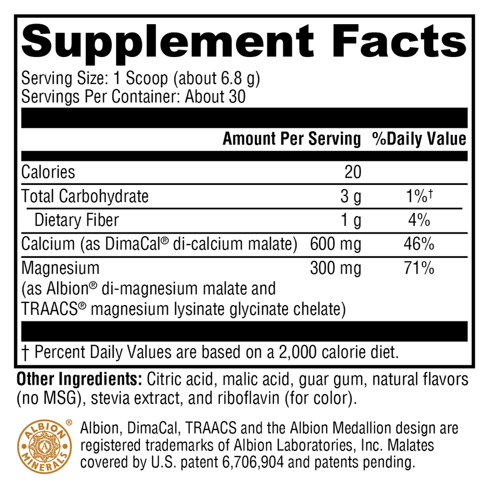 OptiMag (Magnesium) Plus Calcium Pear
