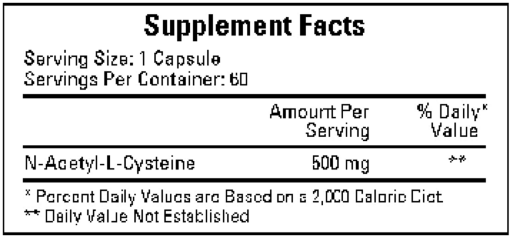 Resbid (N-AcetylCysteine SR 500mg)