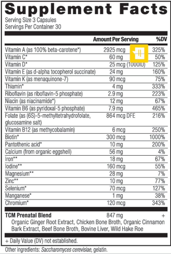 Prenatal TCM
