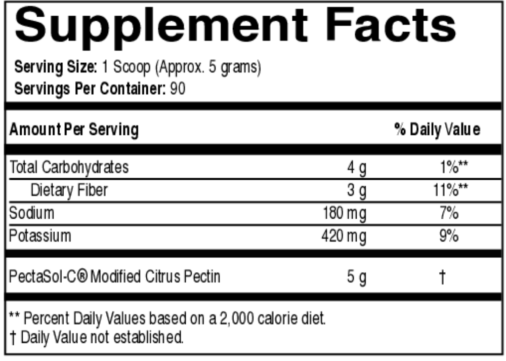 PectaSol Modified Citrus Pectin Unflavored Powder