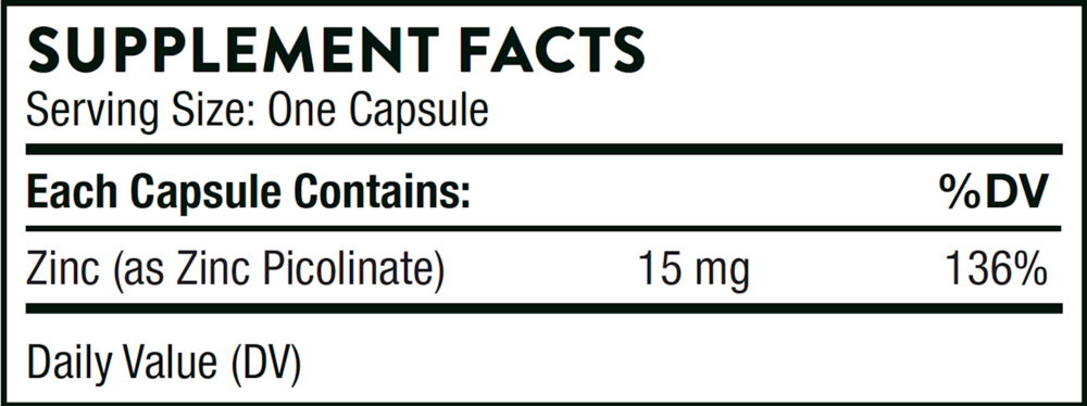 Zinc Picolinate 15mg