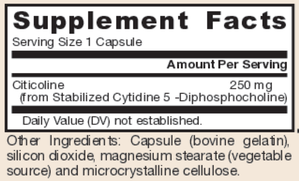 CDP Choline 250mg