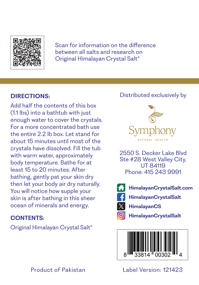 Original Himalayan Crystal Salt - Bath
