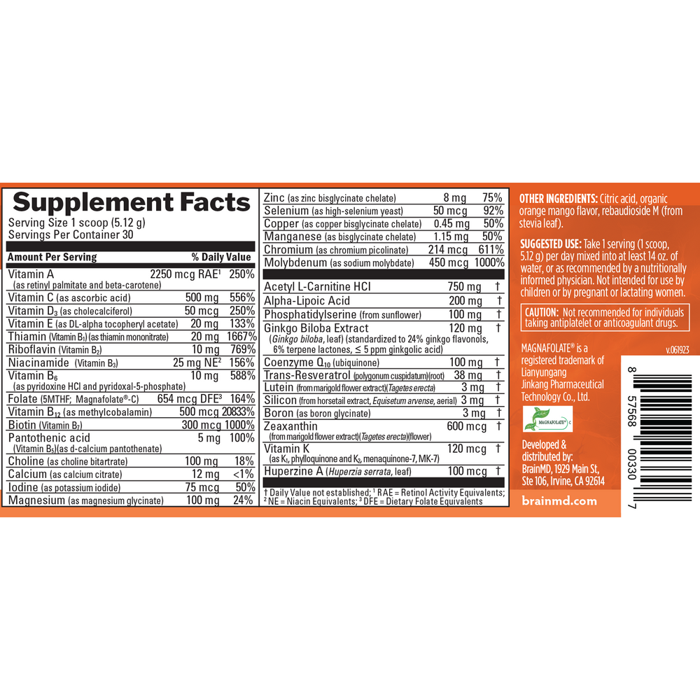 Bright Minds Memory Multi Orange Mango