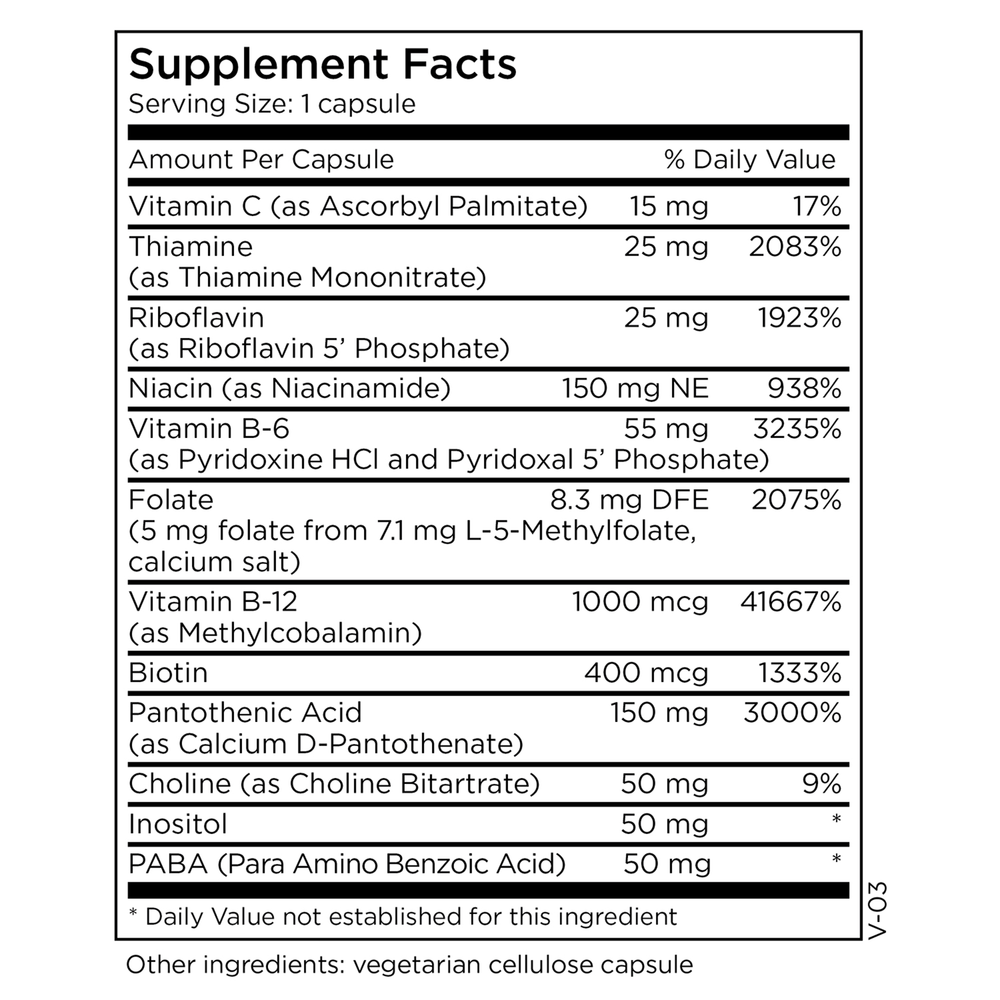 B-Complex + 5 mg L-Methylfolate