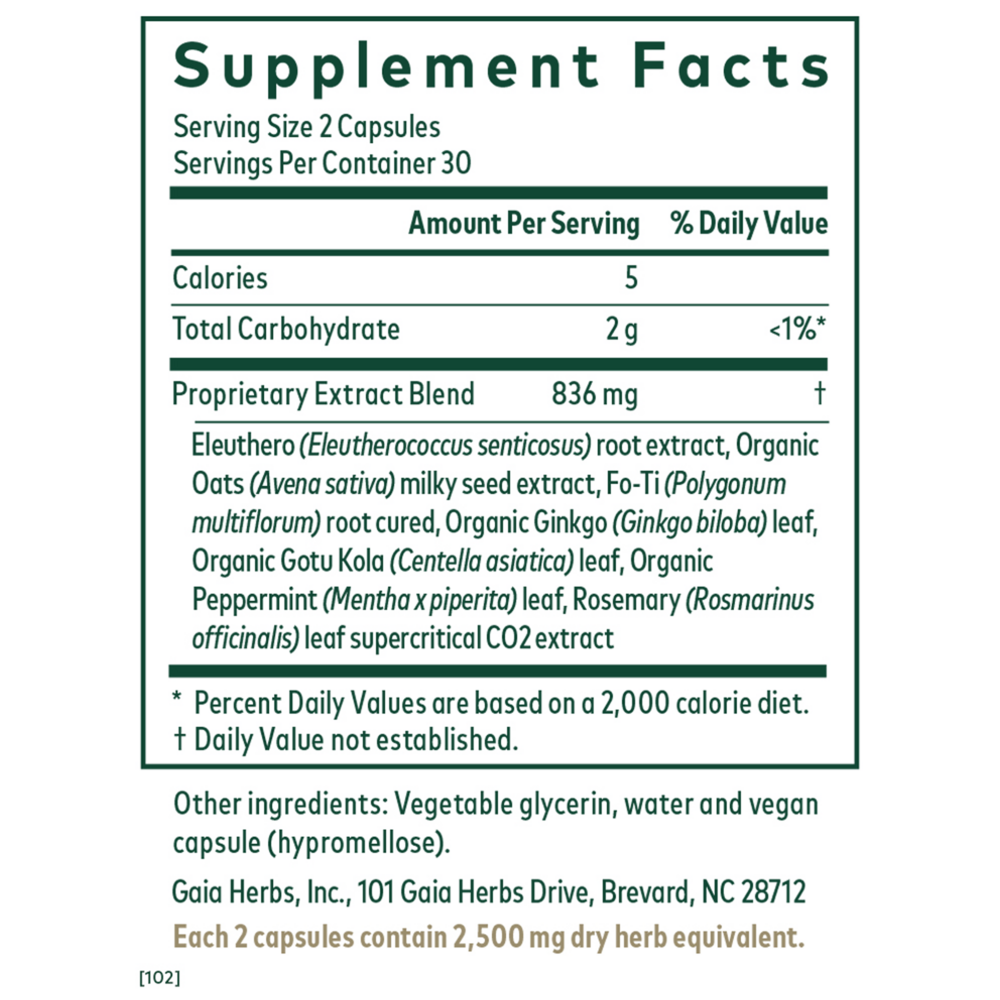 Cognitive Formula Capsules