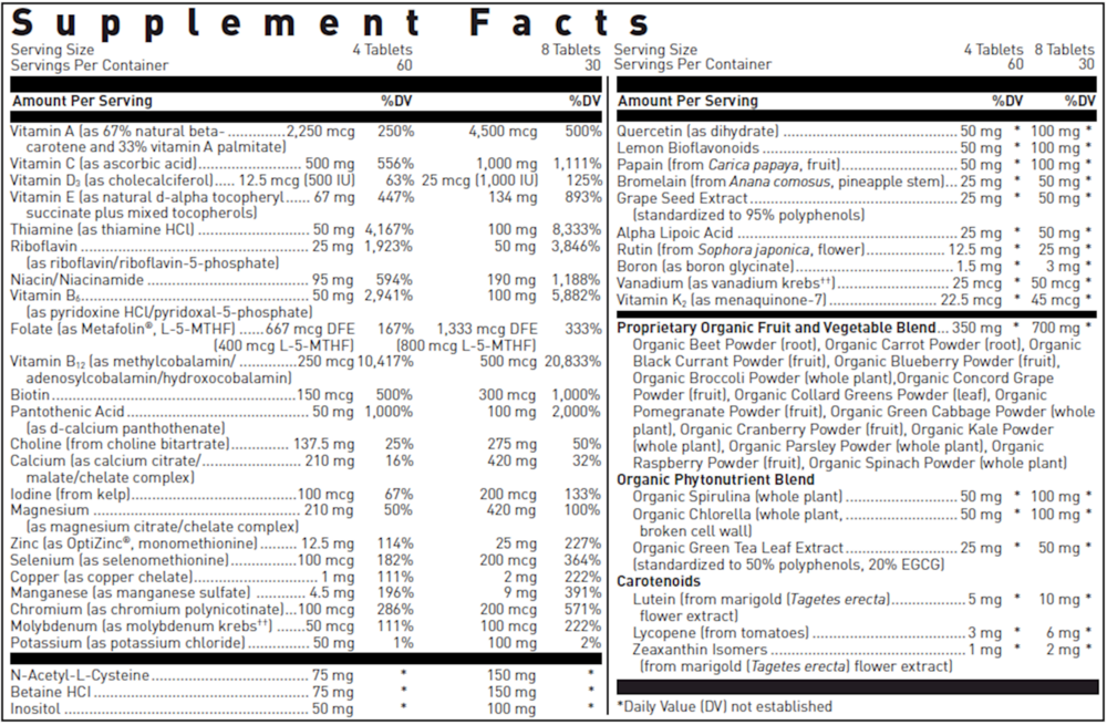 Ultra Preventive X Tablets